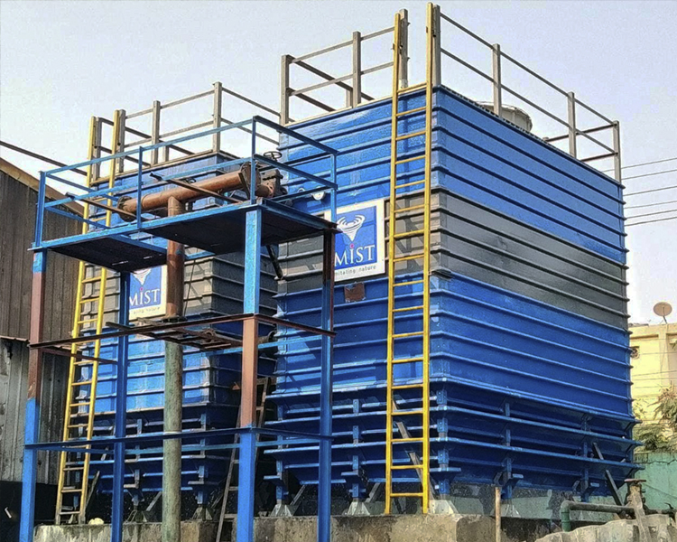 Induced Draft Mist Cooling System